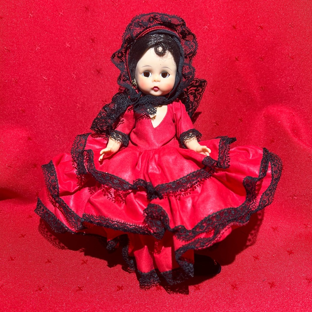 Madame Alexander Spanish Girl Doll in Red and Black